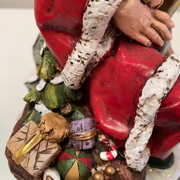 Napco Santa With Child and Deer Tabletop Decor - Picture 4 of 6